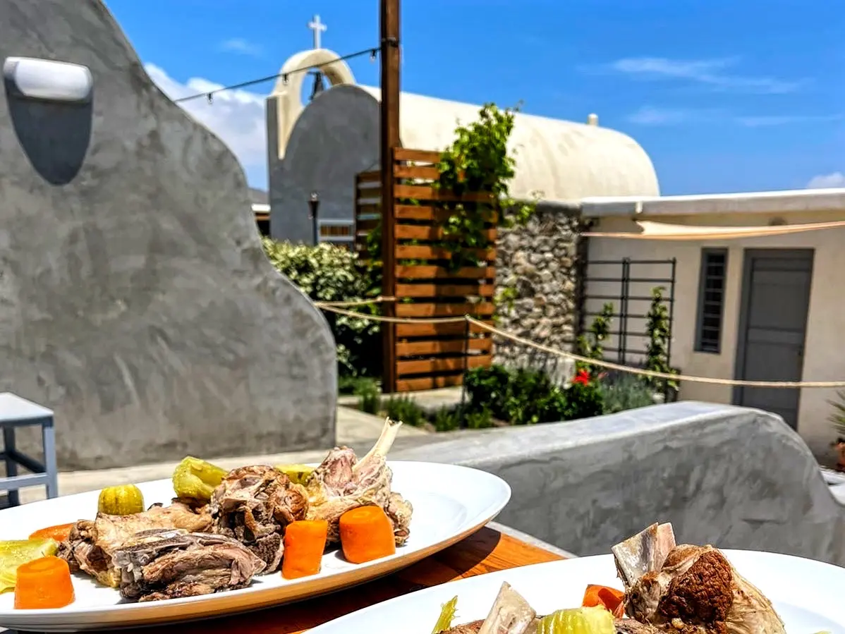 Mykonos Beer Garden & Taproom Experience with Traditional Mykonian Meze at Kafedena's Village 4