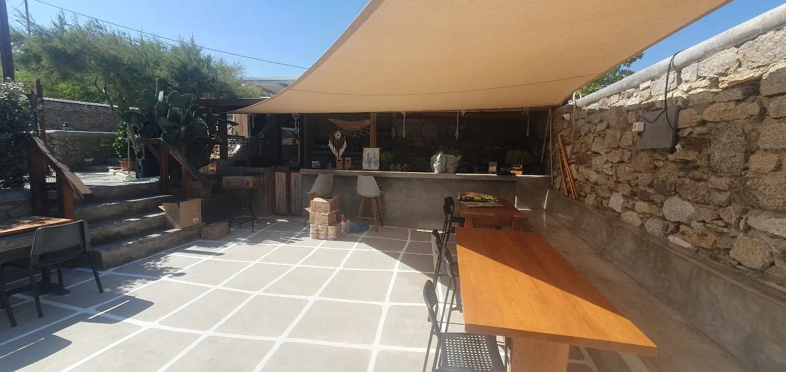 Beer Garden & Mykonian Meze at Kafedena's Village 3